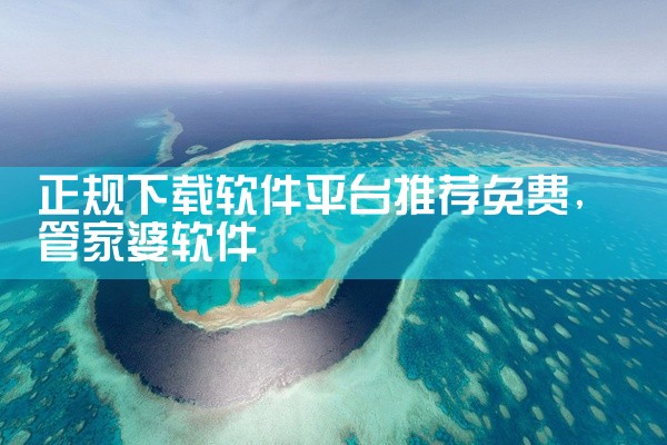 正规下载软件平台推荐免费
