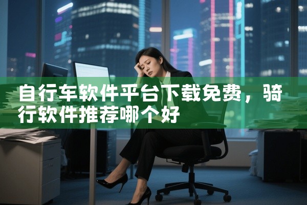 自行车软件平台下载免费