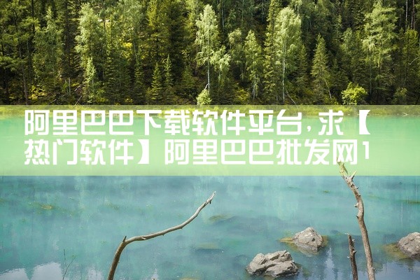 阿里巴巴下载软件平台