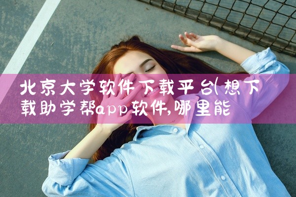北京大学软件下载平台