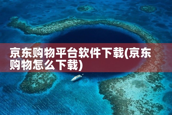 京东购物平台软件下载
